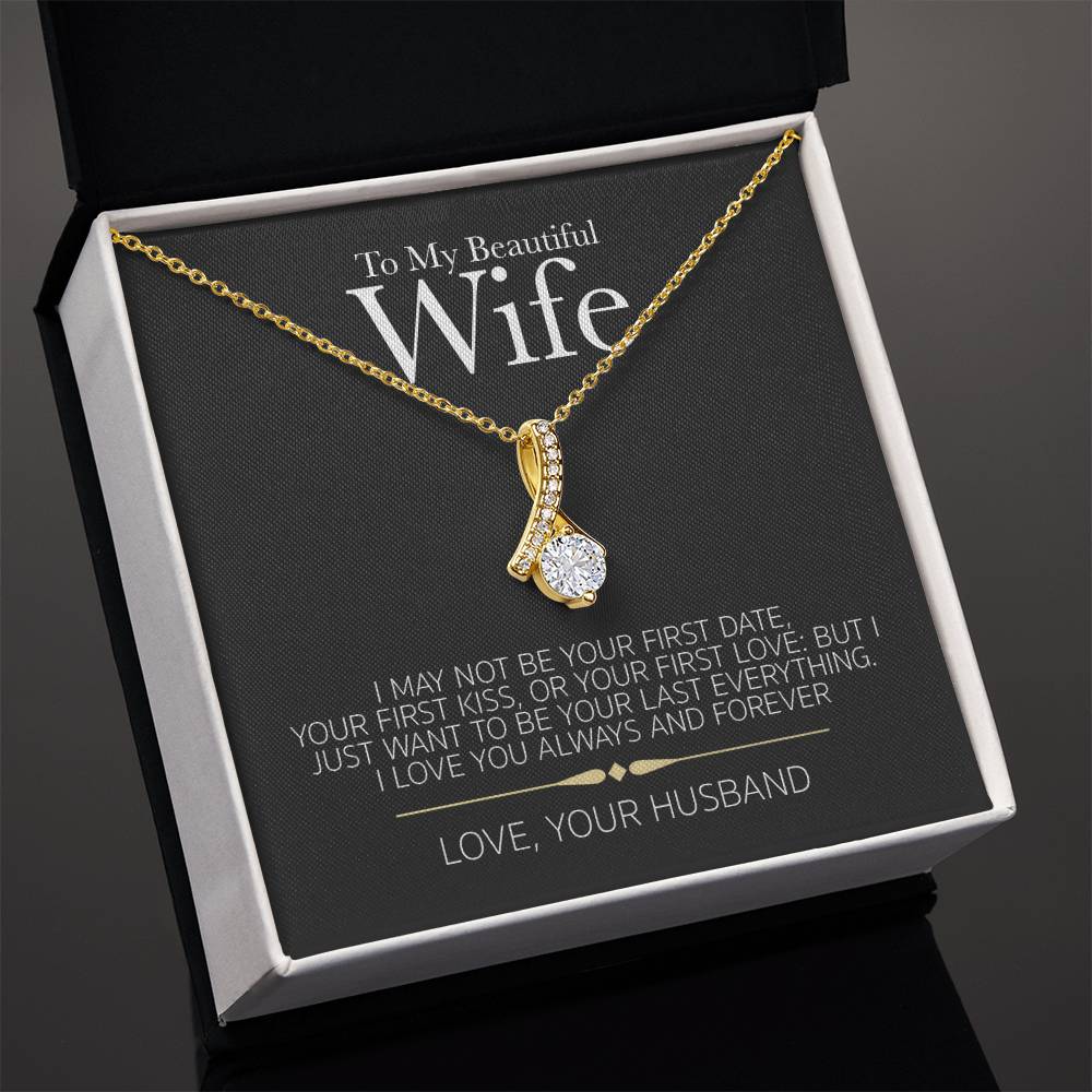 To My Beautiful Wife - Necklace FMGL201